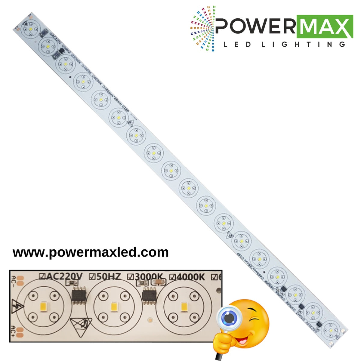 220 Volt 18 Watt SMD 2835 Ledli Hazır Wallwasher PCB