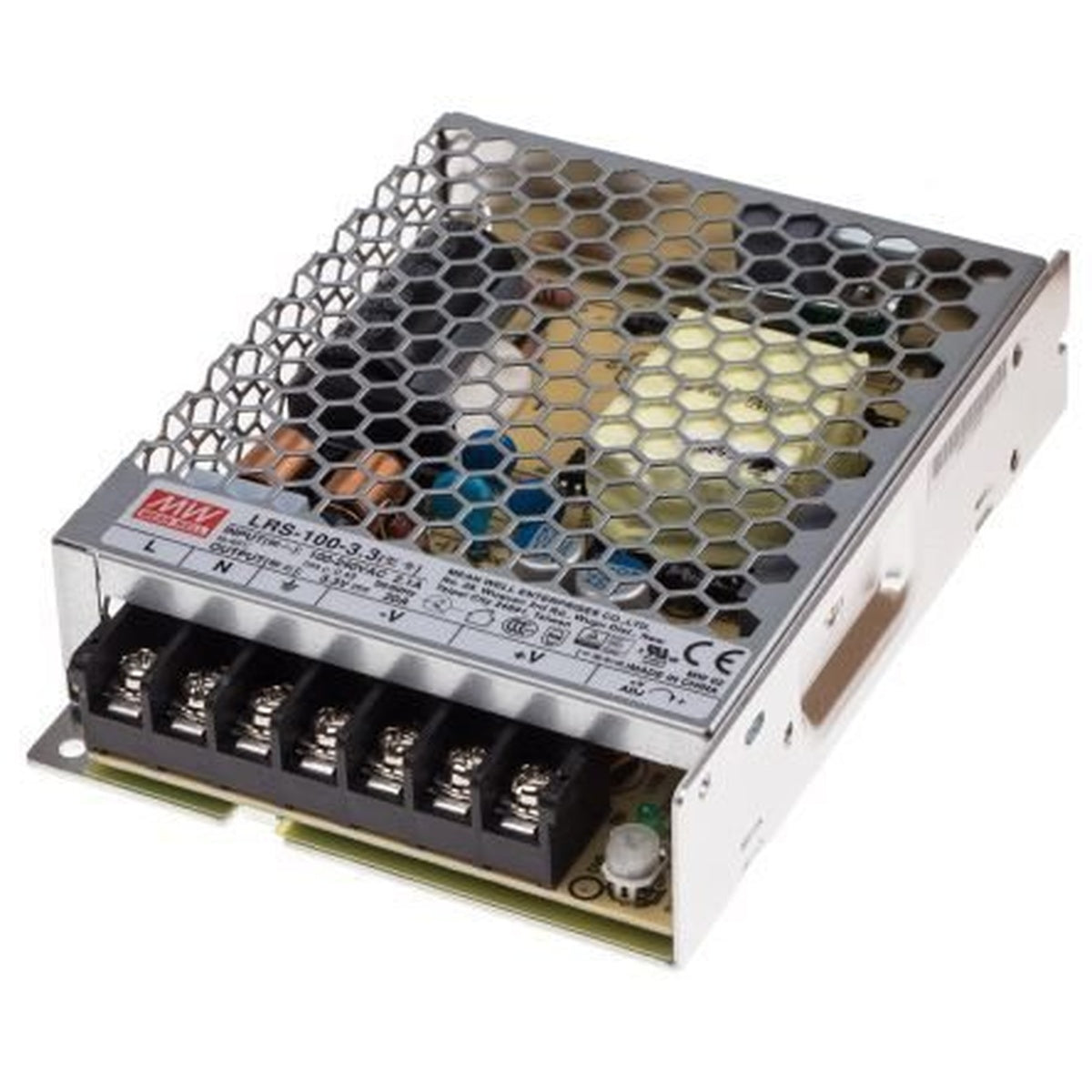 LRS-100-3.3 3.3Volt 20 Amper 100W Meanwell