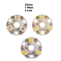 3x1 Watt 32mm Dizgili Power Led