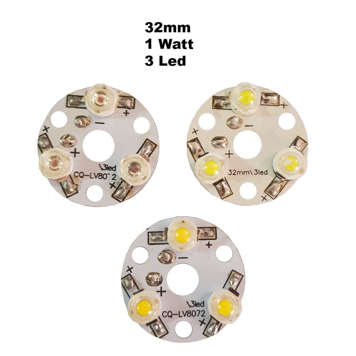 3x1 Watt 32mm Dizgili Power Led