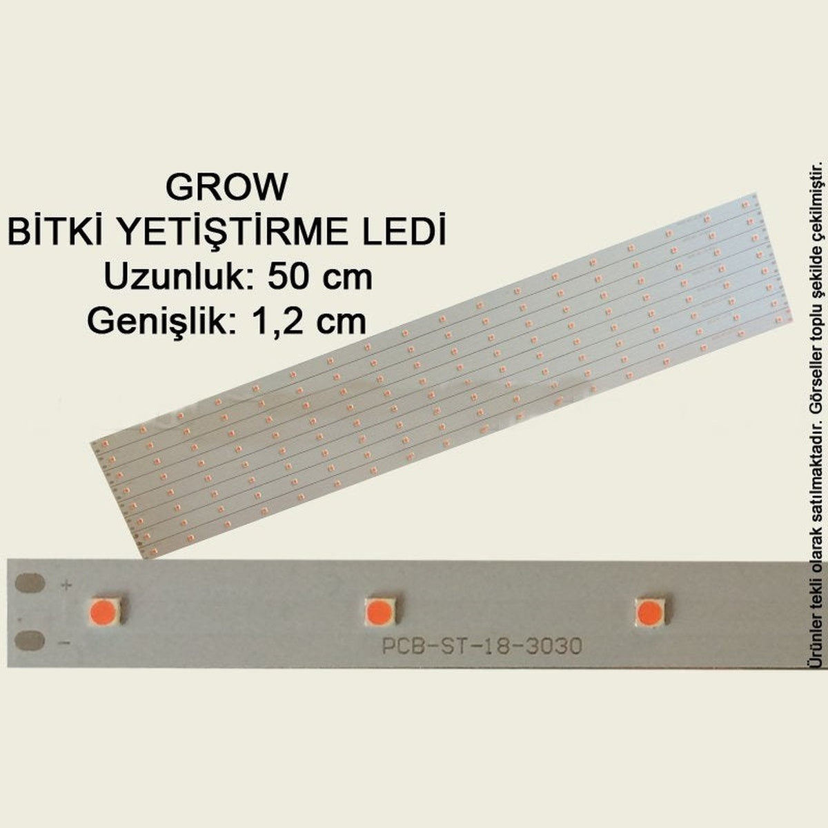 GROW LED 18 Watt 3030 Chip 18 Led (BİTKİ YETİŞTİRME LEDİ) Full Spectrum