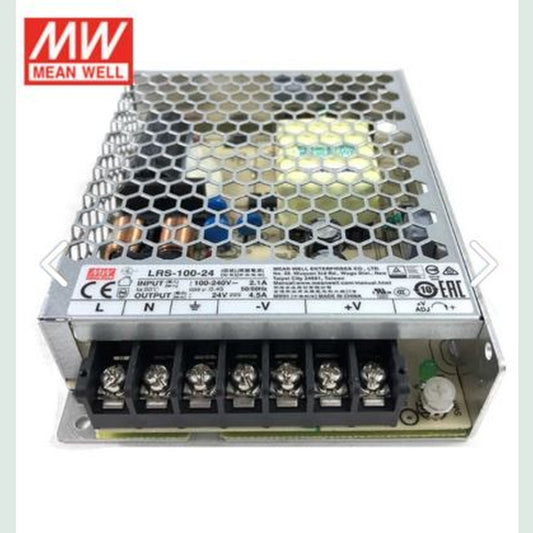 LRS-100-24 24Volt 0-4.5 Amper 108W Meanwell