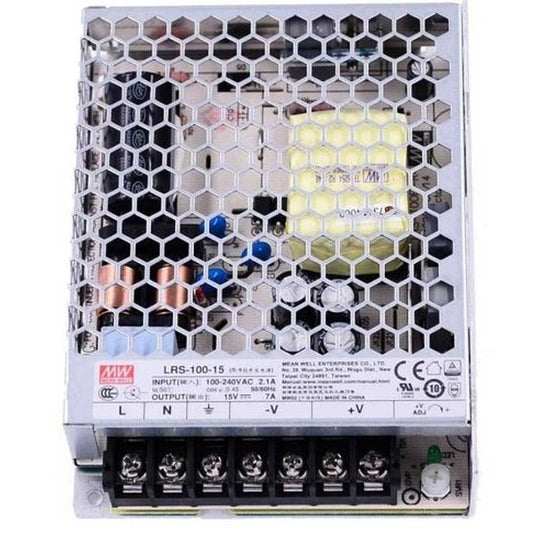 LRS-100-15 15Volt 0-7 Amper 105W Meanwell