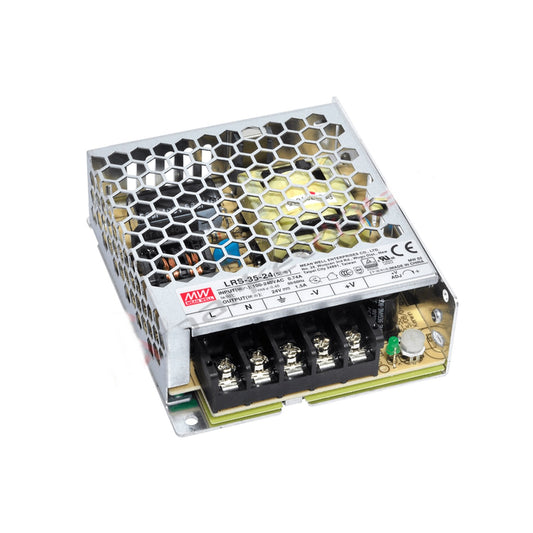 LRS-35-24 24Volt 0-1.5 Amper 36W Mensel