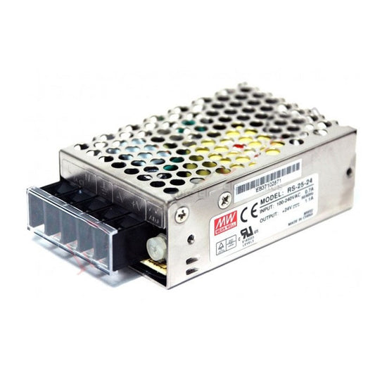 RS-25-24 24Volt 0-1.1 Amper 26W Meanwell