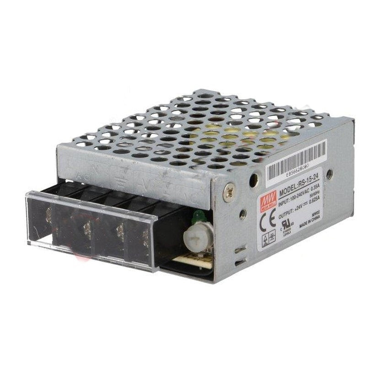 RS-15-24 24 Volt 0-0.63 Amper 15W Meanwell