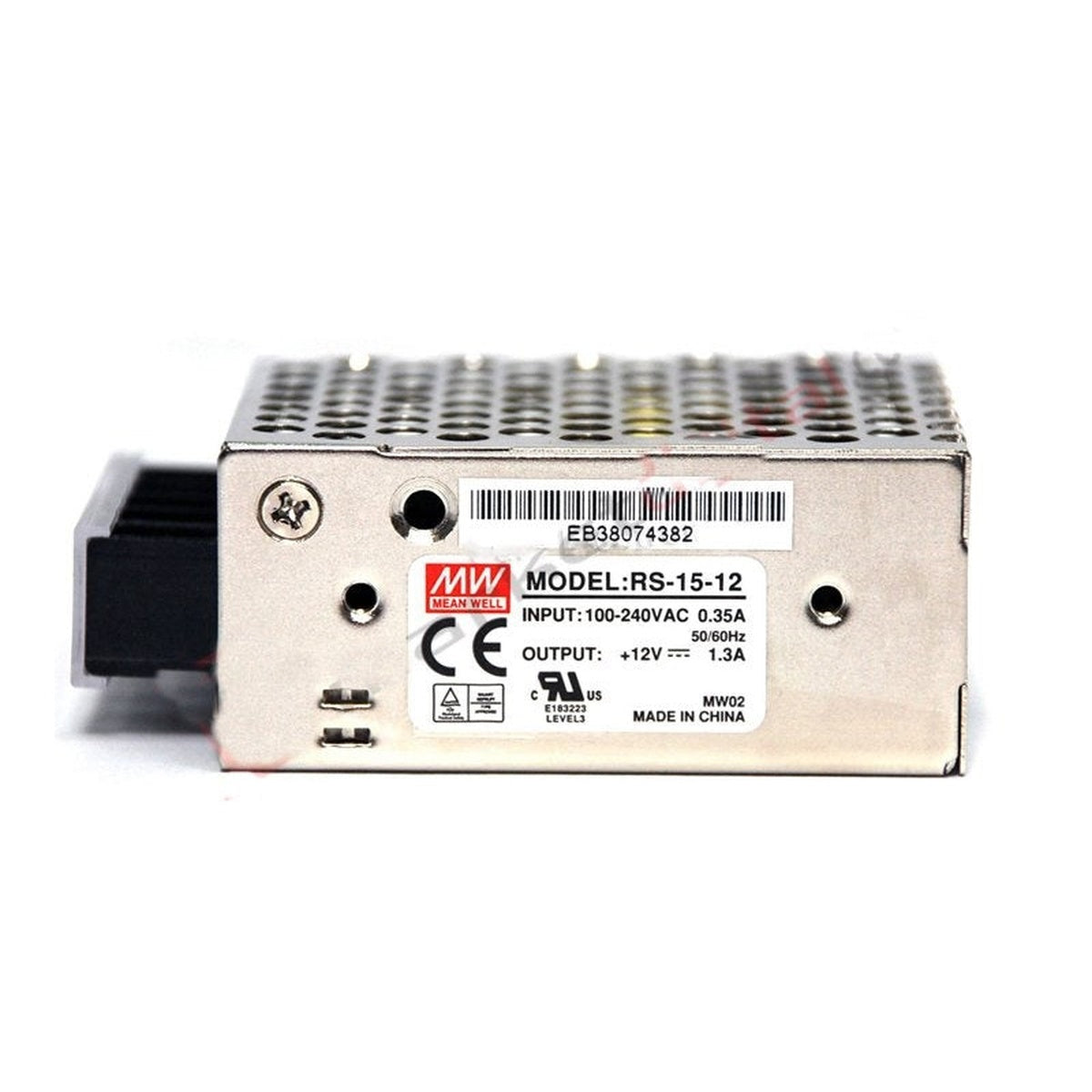 RS-15-12 12 Volt 0-1.3 Amper 15W Meanwell
