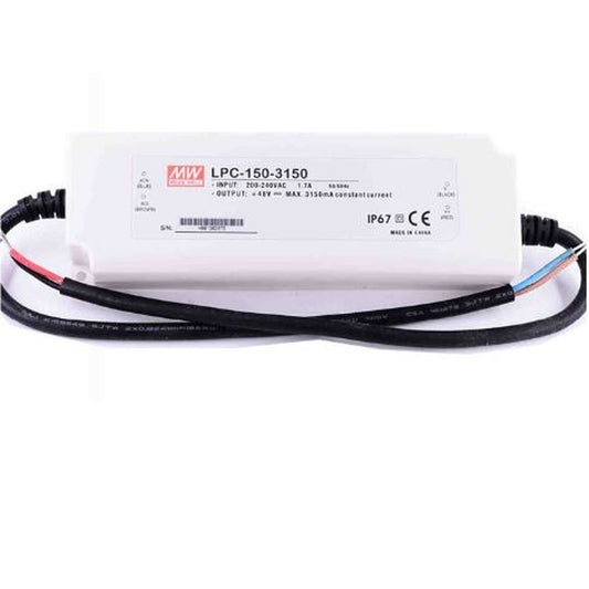 LPC-150-3150 24-48 Volt 3150 mA IP67 Meanwell