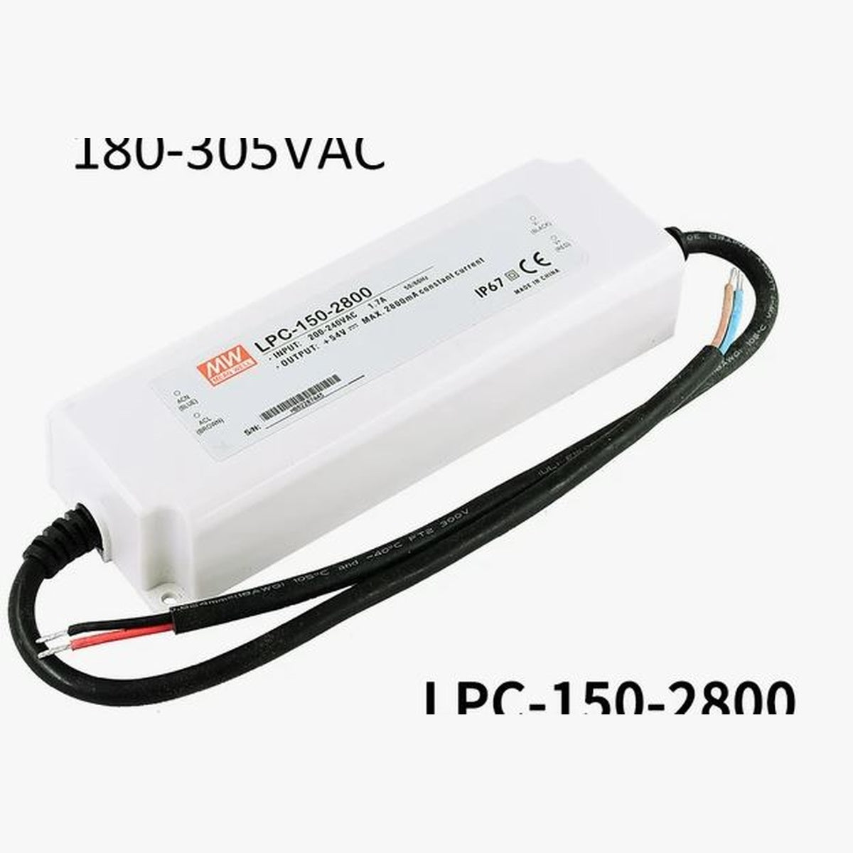 LPC-150-2800 27-54 Volt 2800 mA IP67 Meanwell
