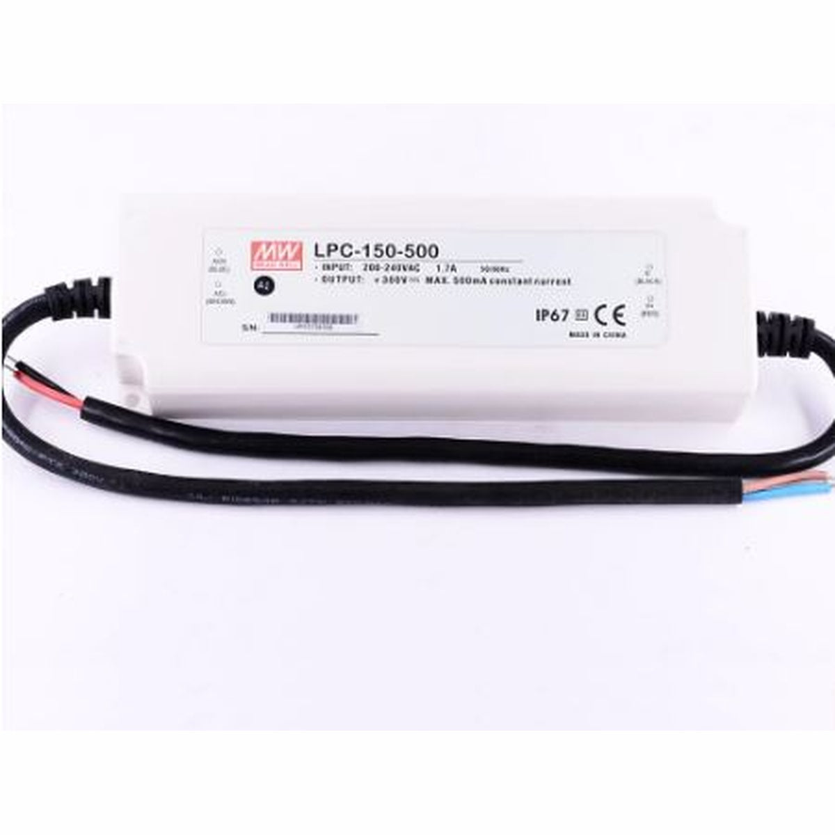 LPC-150-500 150-300 Volt 500 mA IP67 Meanwell