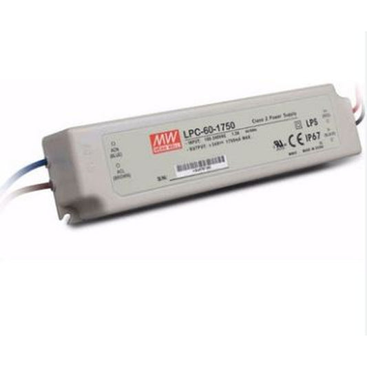 LPC-60-1750 9-34 Volt 1750 mA IP67 Meanwell