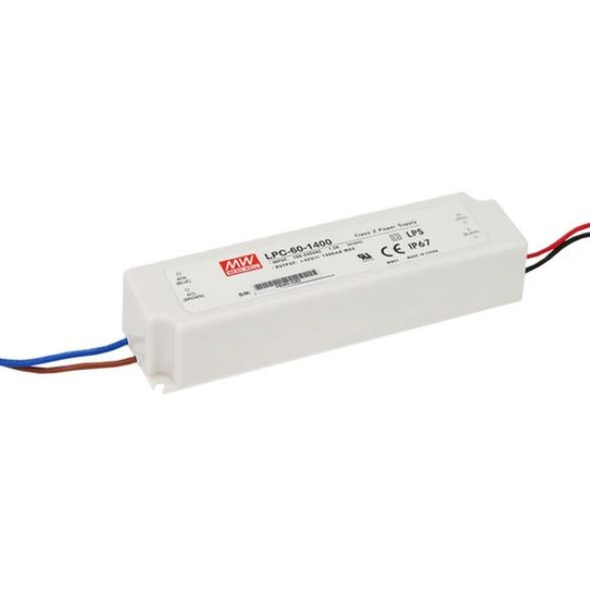 LPC-60-1400 9-42 Volt 1400 mA IP67 Meanwell