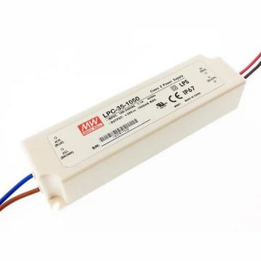 LPC-35-1050 9-30 Volt 1050 mA IP67 Meanwell