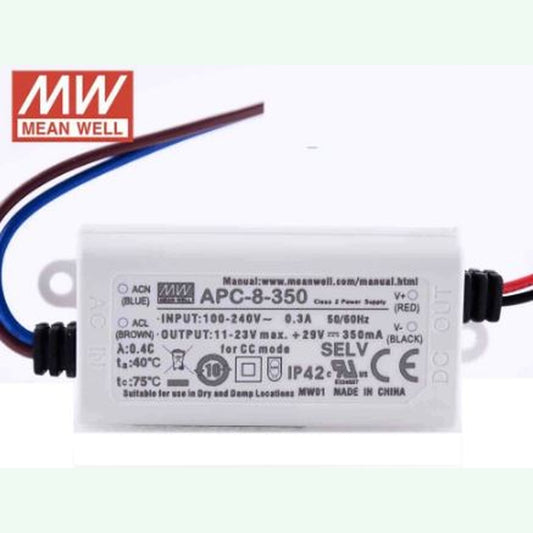 APC-8-350 11-23 Volt 350 mA IP42 Meanwell