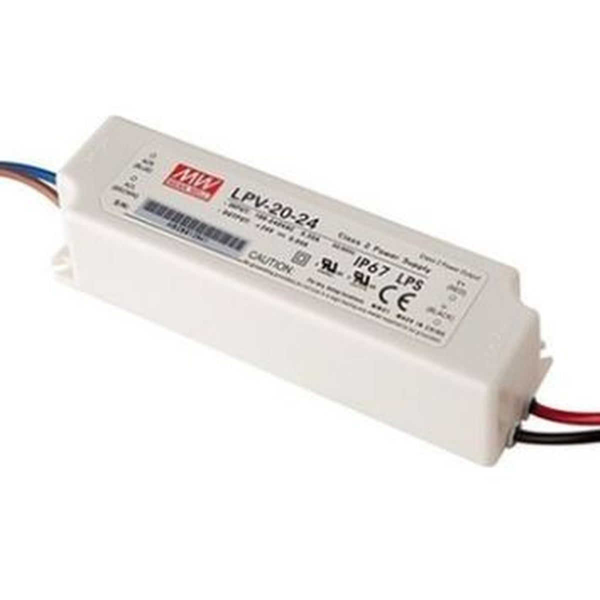 LPV-20-24 24 Volt 0.84 Amper IP67 Meanwell