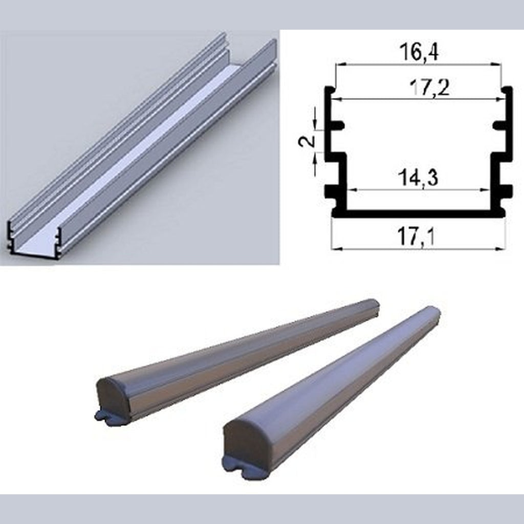 FL-07 Lineer Alüminyum Profil - Led Bar Kasa