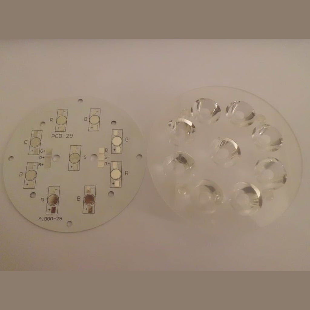 9Lu Dijital Lens+Pcb Takım 45 Derece Tırtıklı