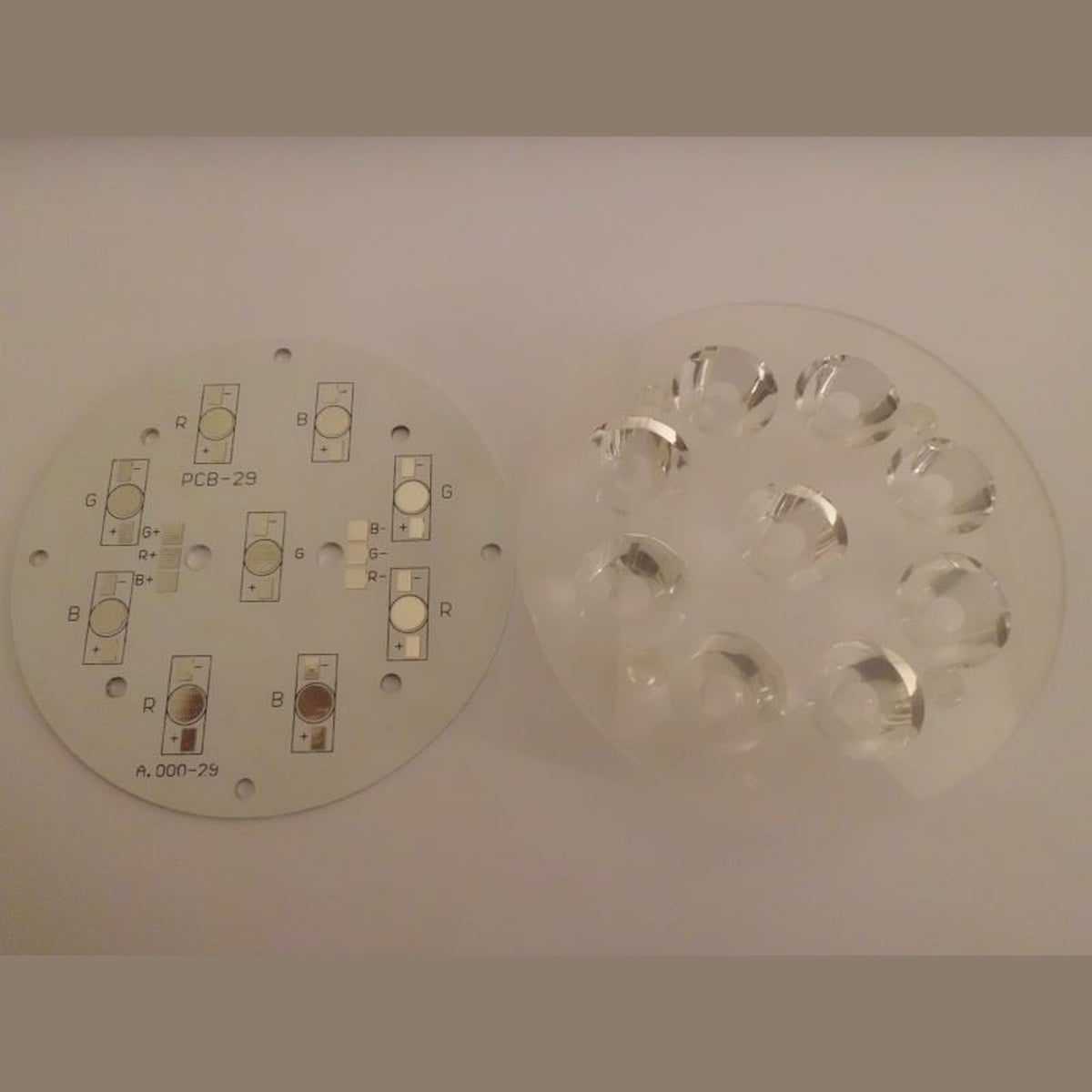 9Lu Dijital Lens+Pcb Takım 45 Derece Tırtıklı