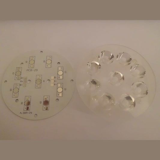 9Lu Dijital Lens+Pcb Takım 45 Derece Tırtıklı