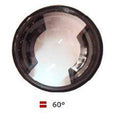 Siyah Kılıflı 60 Derece Bombeli Dış Bükey Lens 23mm