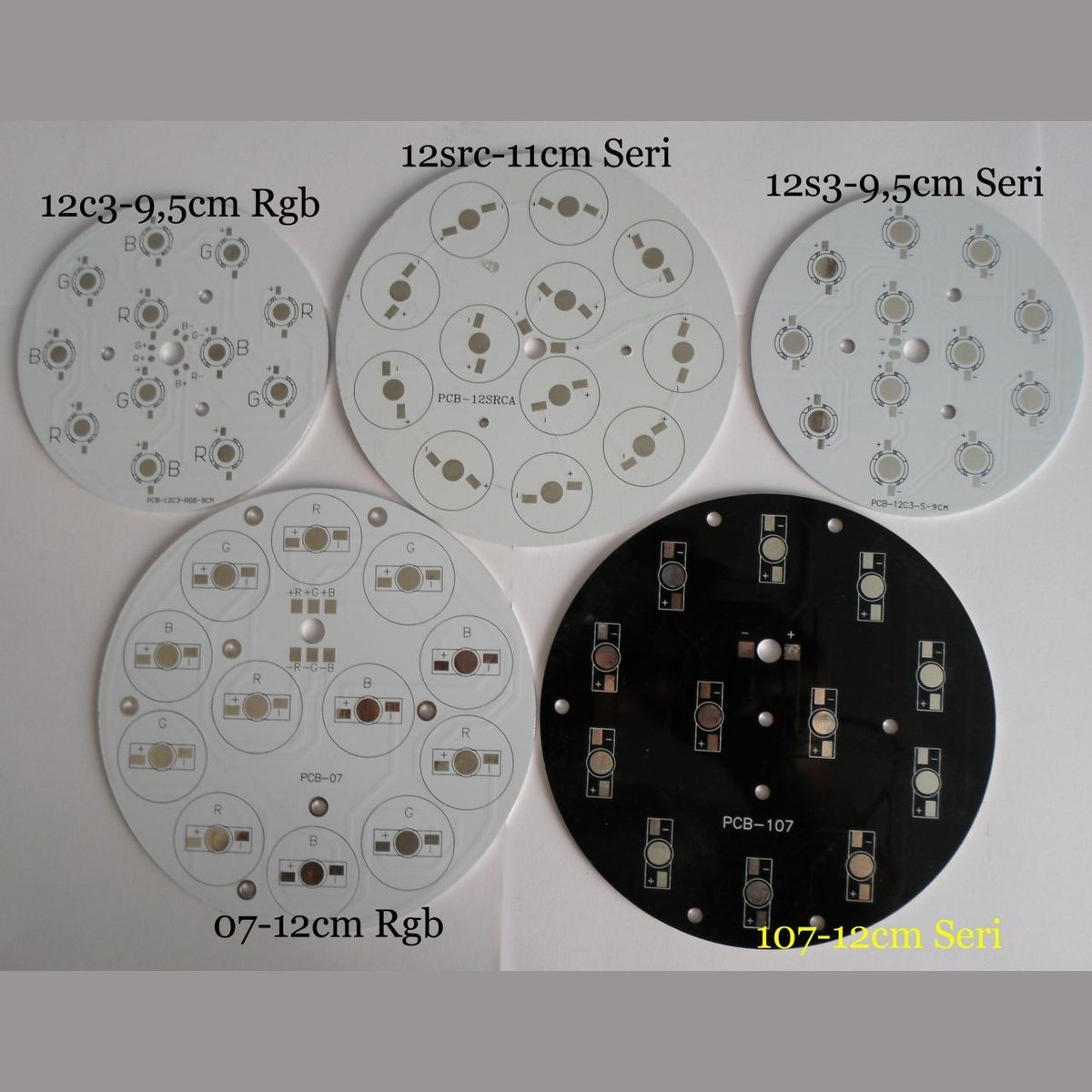 12li Yuvarlak Powerled Pcb (Raund Pcb)
