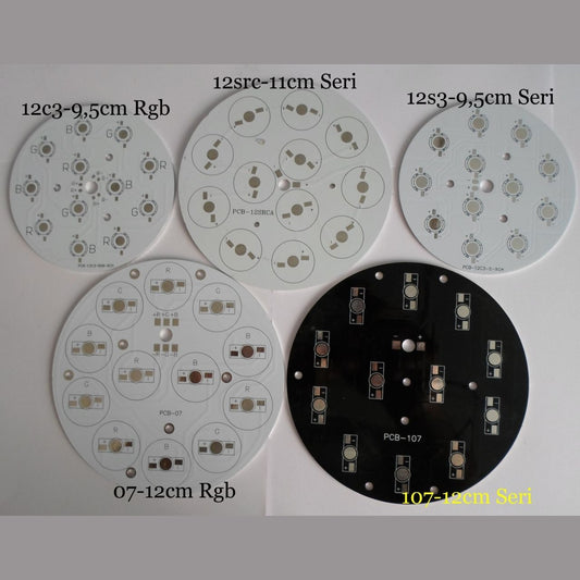 12li Yuvarlak Powerled Pcb (Raund Pcb)