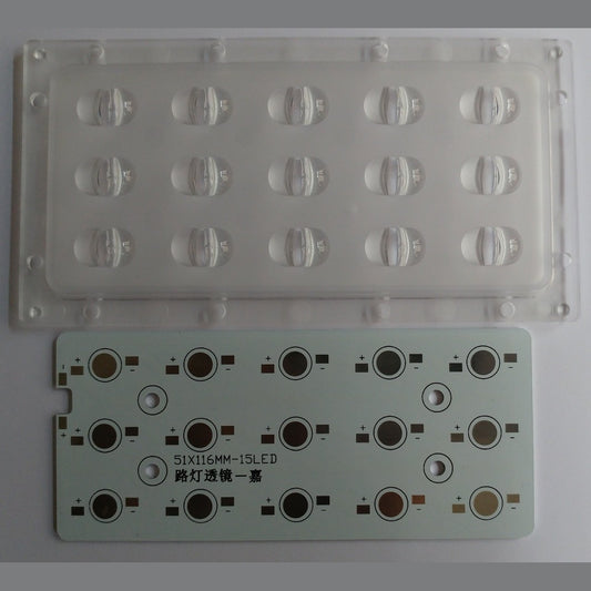 5x3 Contalı Lens 15li Modül 70x140 Derece
