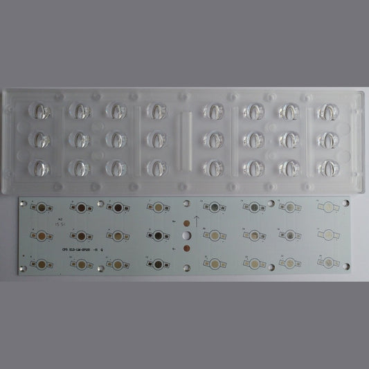 8x3 Contalı Lens 24lü Modül 70x140 Derece