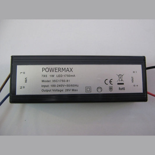 9-25volt 1750mA Powermax AT35C1750-81
