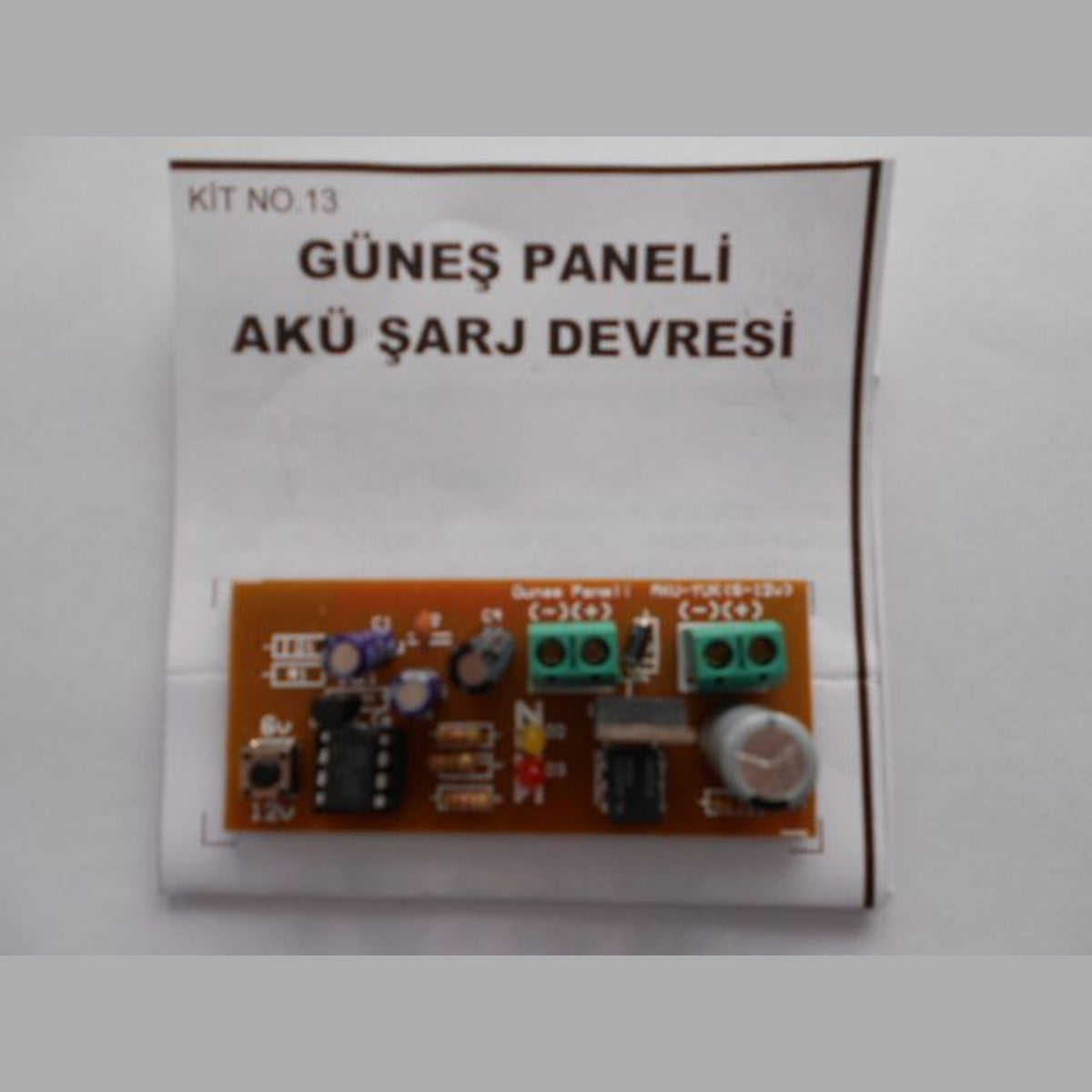Güneş Panel Akü Şarj Devre 6-12v