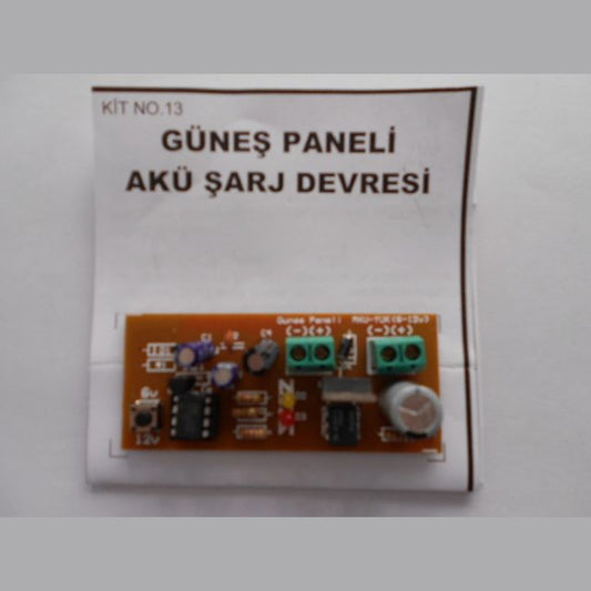 Güneş Panel Akü Şarj Devre 6-12v