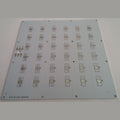36 Lı Kare Pcb 20.5x20.5 cm PCB-36-RGB