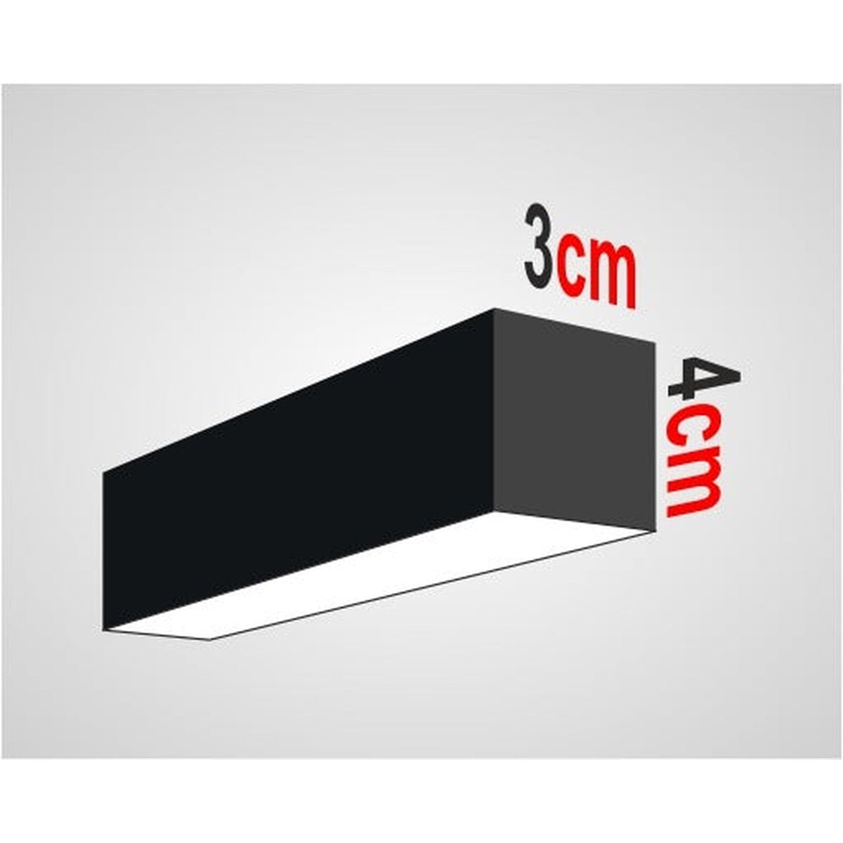 Sıva Üstü Linear 3CMx4CM