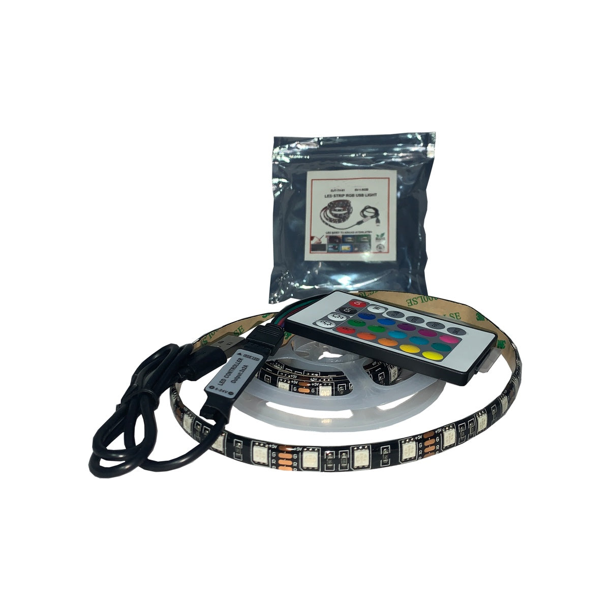 Powermax TV Arkası Şerit Led 5V RGB IR Kumandalı