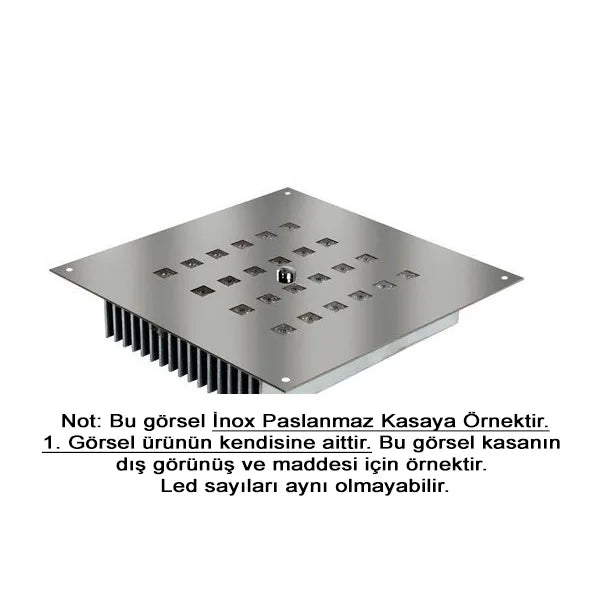 Samsung 28 Ledli Dikdörtgen Kuyumcu Vitrin Armatürü Günışığı 3000C İnox Paslanmaz Kasa