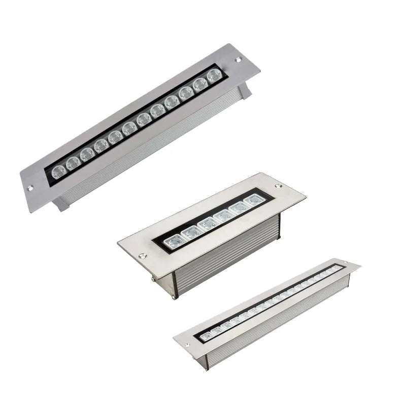 Sıva Altı 10CM 3 LEDLİ GÖMME WALLWASHER Yeşil 100°