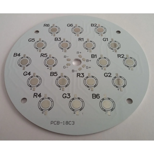 Tek Renk 18Li Round Pcb Tek Renk 18Li Round  Pcb 10,8cm Grup Lens Model