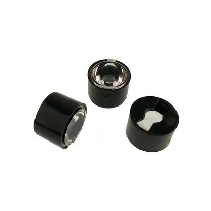 Tekli Kılıflı Power Led Lensi Led Mercek 20mm 20 Derece Şeffaf