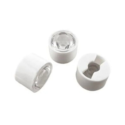 Tekli Kılıflı Power Led Lensi Led Mercek 20mm 20 Derece Şeffaf