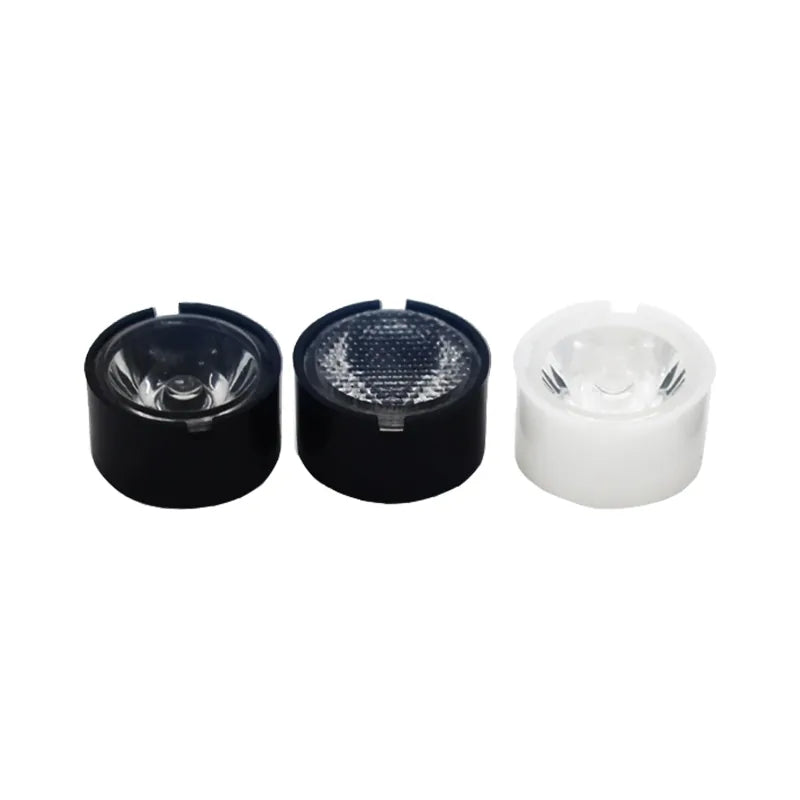 Tekli Kılıflı Power Led Lensi Led Mercek 20mm 20 Derece Şeffaf
