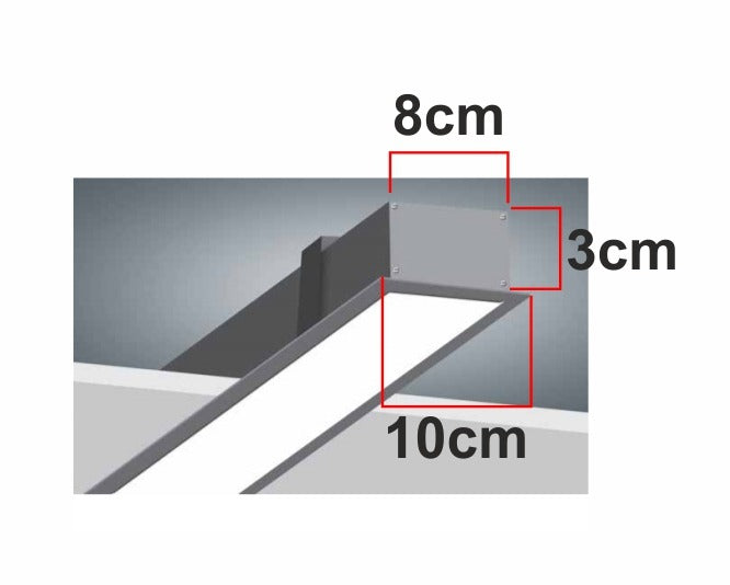 Sıva Altı Linear 10CMx8CMx3CM