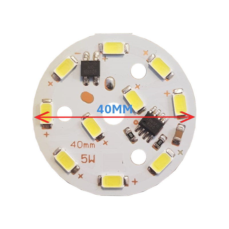 220 Volt 5 Watt SMD 5630 Ledli Hazır Led Modül 40MM