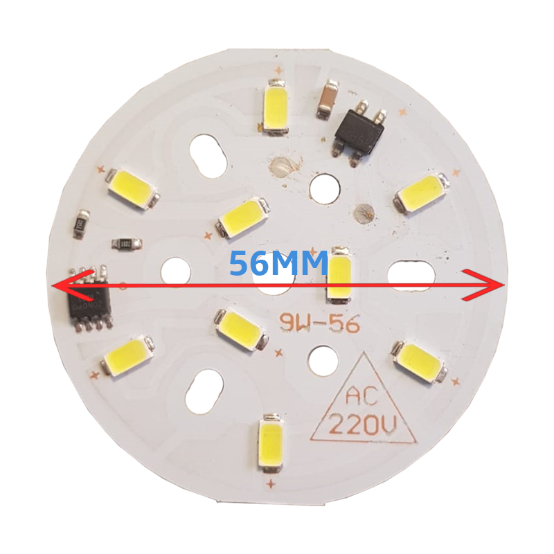 220 Volt 9 Watt SMD 5630 Ledli Hazır Led Modül 56MM