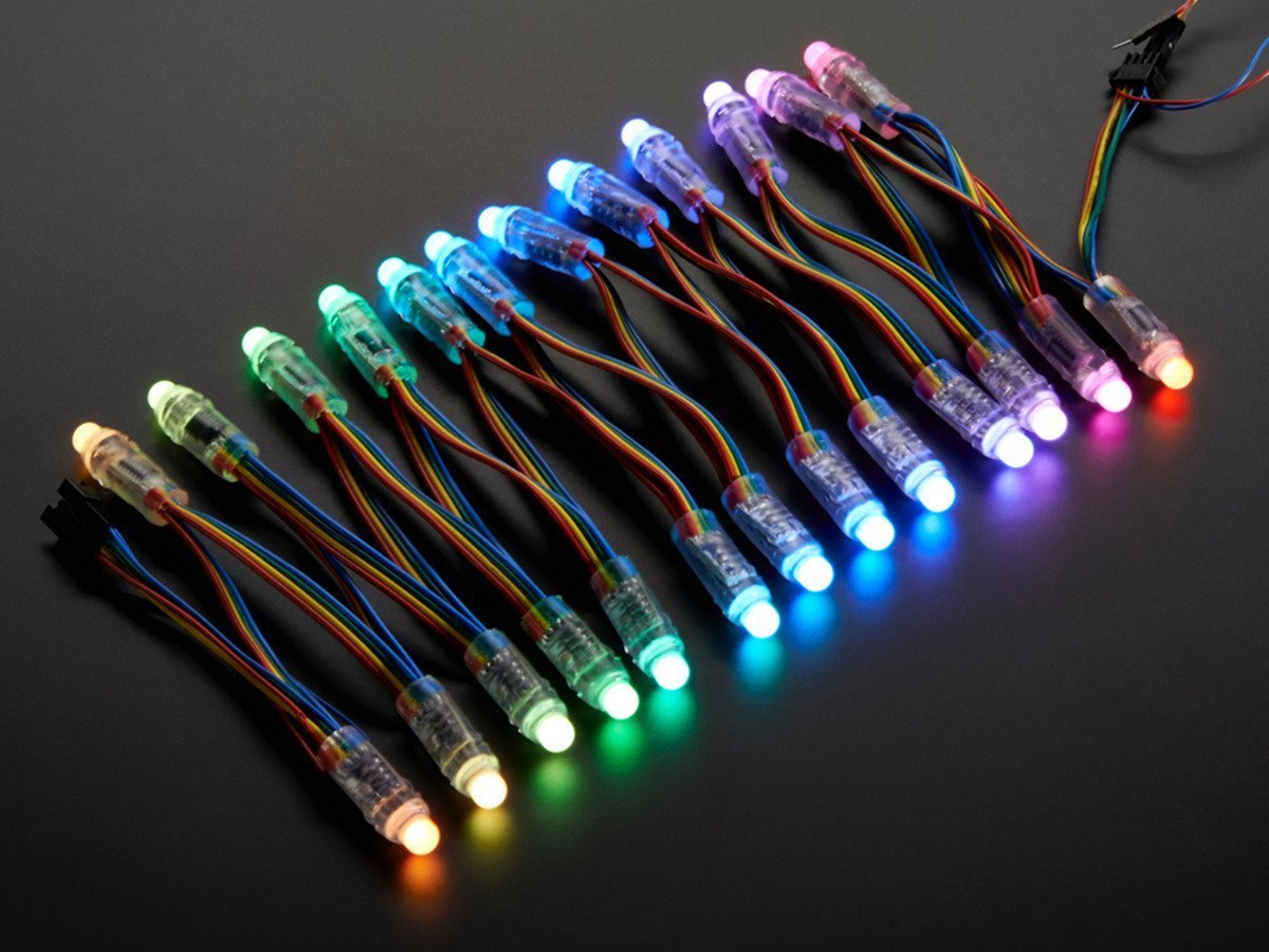 Pixel RGB Led 12mm (50 adet)