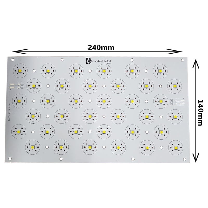 36x3 Watt Toshiba 3535 Ledli Modül 14x24cm