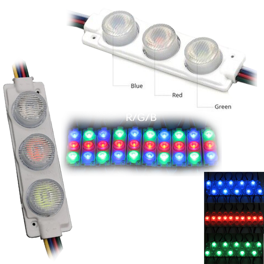 12 Volt 3 Watt Üçlü RGB Modül