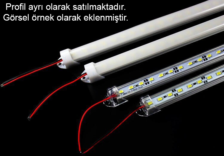 12 Volt 5630 Ledli Led Bar Alüminyum Çubuk 72 Ledli