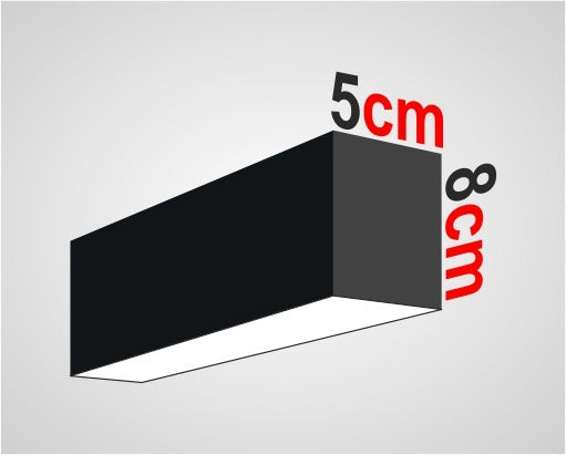 Sıva Üstü Linear 5CMx8CM