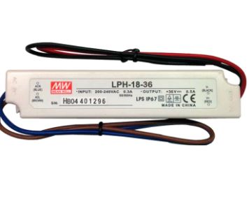 LPH-18-36 36 Volt 0.50 Amper IP67 Meanwell