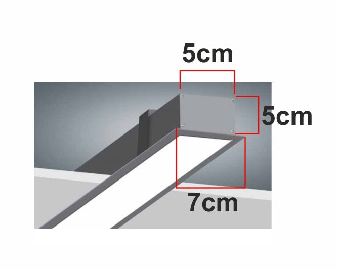 Sıva Altı Linear 7CMx5CMx5CM